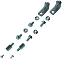 Mounting kit for partial mounting plate to center attachment rails