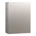 Wall-mount enclosures series 33, stainless steel, single door