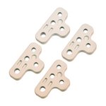 External mounting brackets for PC and ABS plastic housings