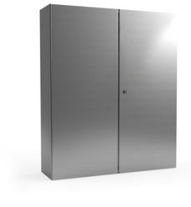 Wallmount enclosures series 33, 2-doors-stainless steel