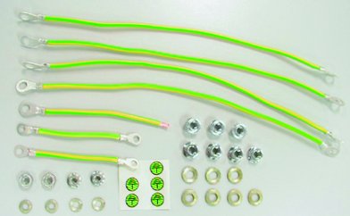 Ground connector cable set for PC-cabinet type 2096