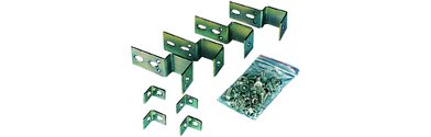 Installation kit for mounting in distribution cabinets