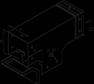 T-section internal access