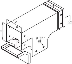 T-section internal access