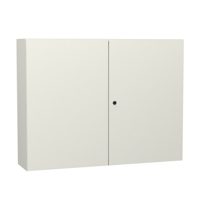 Wall-mount enclosures series 33, sheet steel, 2 doors