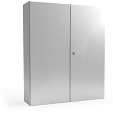 Wall-mount enclosures series 33, sheet steel, 2 doors