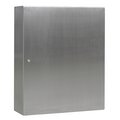 Wall-mount enclosures series 33, stainless steel, single door