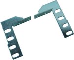 Mounting brackets for cable support rail