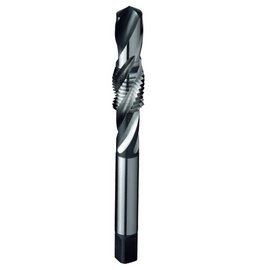 Drill bit with tap